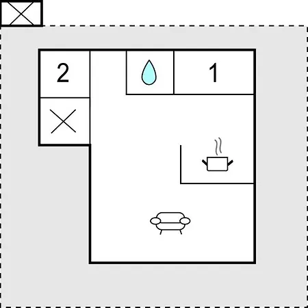 2 Bedroom Cozy In *
